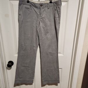 Vintage Y2K Old Navy Low Rise Bootcut Grat Khaki Pants Size 6 Short